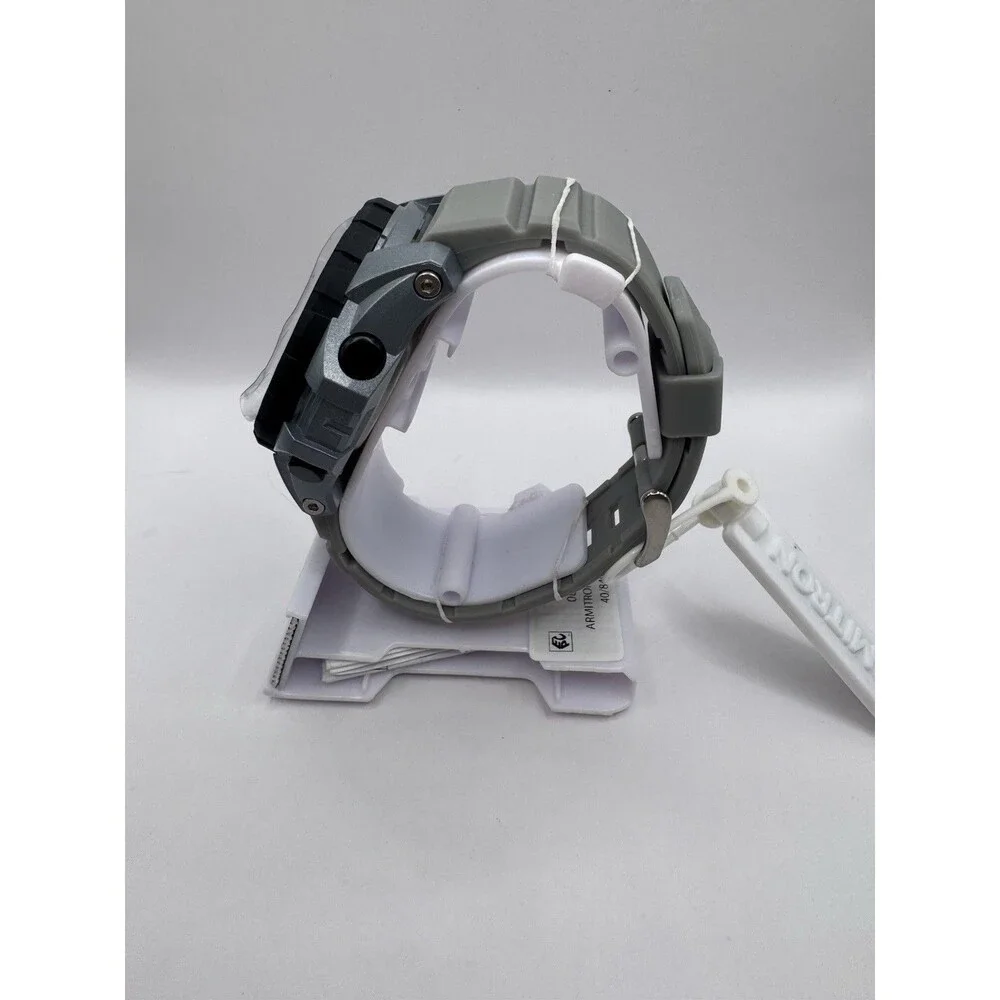 Armitron Men's Sport Digital Chronograph Resin Strap Watch Grey 40/8490 New